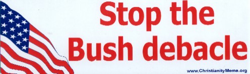 Stop the Bush debacle